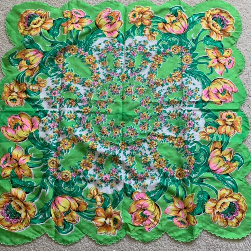 Vintage Silk Scarf